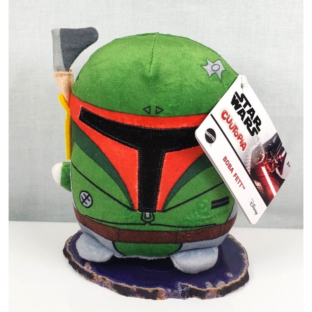 Boba Fett Cuutopia Disney Star Wars Mattel Soft Stuffed Toy 5 inches Plush